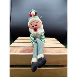 Vintage 1950s Dream Dolls Santa Elf Knee-Hugger Holiday Doll Ornament